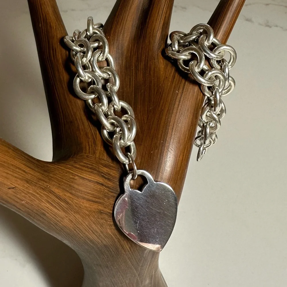 Tiffany and Co Chunky Choker Sterling Silver Necklace - Picture 4 of 5